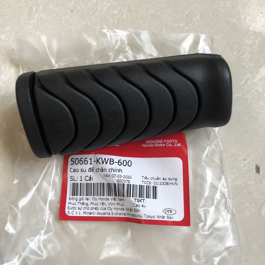 Cao Su Để Chân Trước Xe Dream - Wave - Hàng Zin