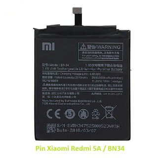 Pin Xiaomi Redmi 5A / BN34