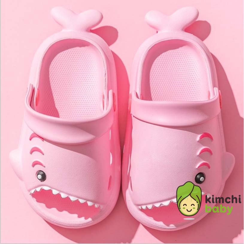 DÉP SỤC CHO BÉ TRAI, BÉ GÁI CHÍNH HÃNG CHALK BEAR CÁ MẬP BABY SHARK SIÊU NHẸ BỀN ĐẸP, SANDAL TRẺ EM MÙA HÈ DTE08