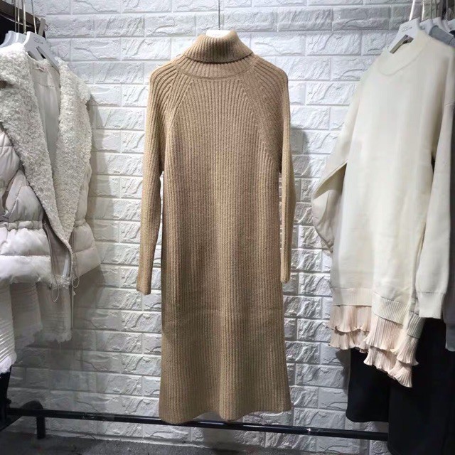 (HÀNG ORDER) Váy len suông cổ lọ dáng dài GNCM | BigBuy360 - bigbuy360.vn