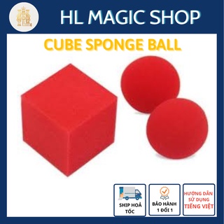 Đồ chơi ảo thuật banh bông tròn thành vuông, cube sponge ball