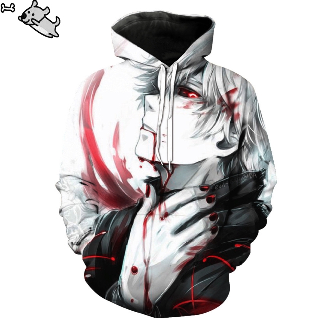 Áo Hoodie In Hình Anime 3d