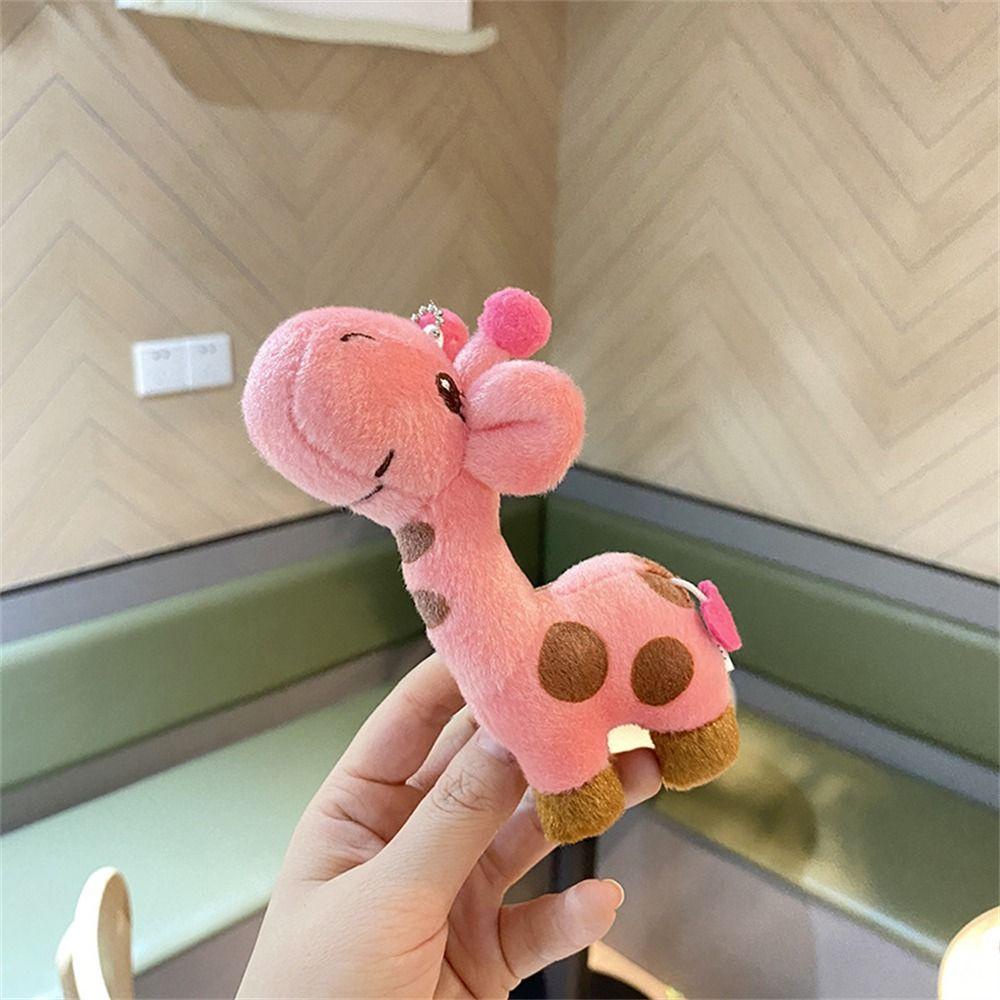 Móc Khóa Hình Hươu Cao Cổ Nhồi Bông Đáng Yêu
