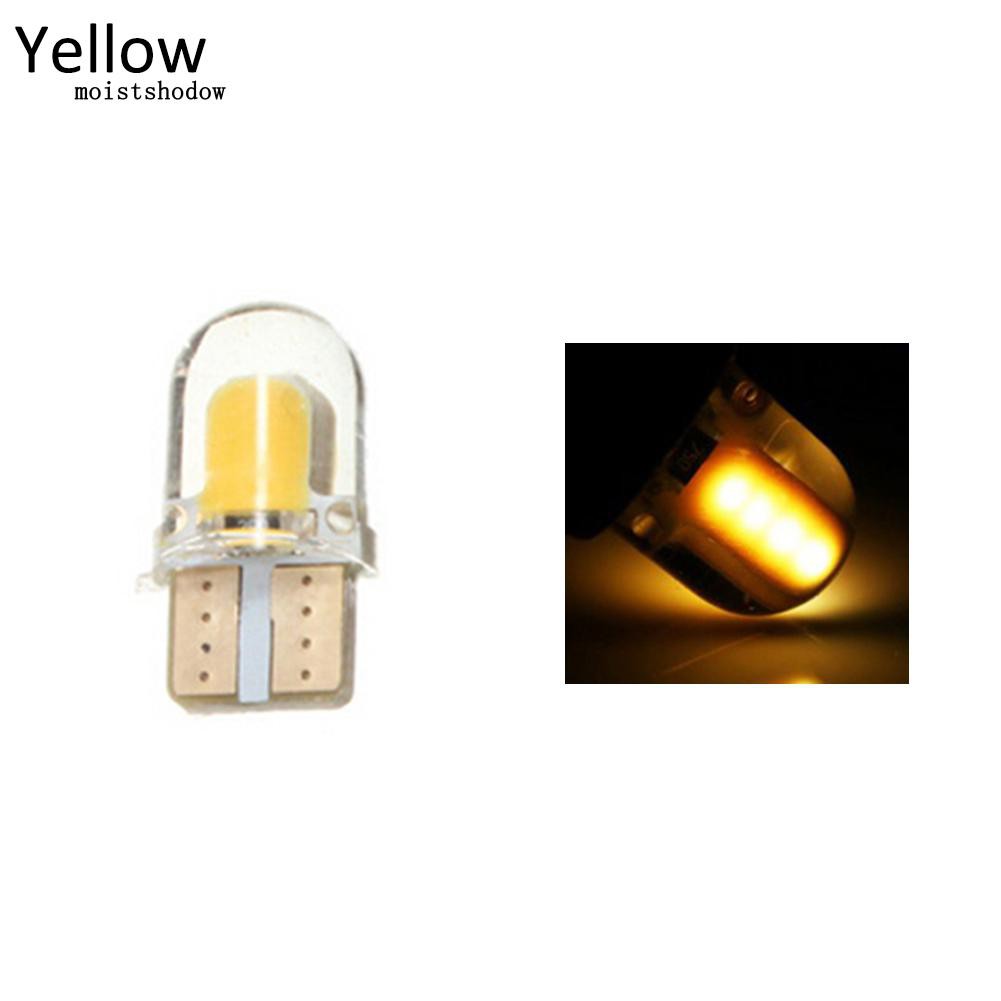2 bóng đèn LED T10 W5W COB 12V siêu sáng cho xe hơi