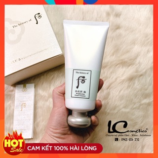[ TÁCH SET GIÁ SIÊU HỜI ] Sữa rửa mặt Dưỡng trắng Whoo Bringtening Cleansing Foam fullsize 180ml