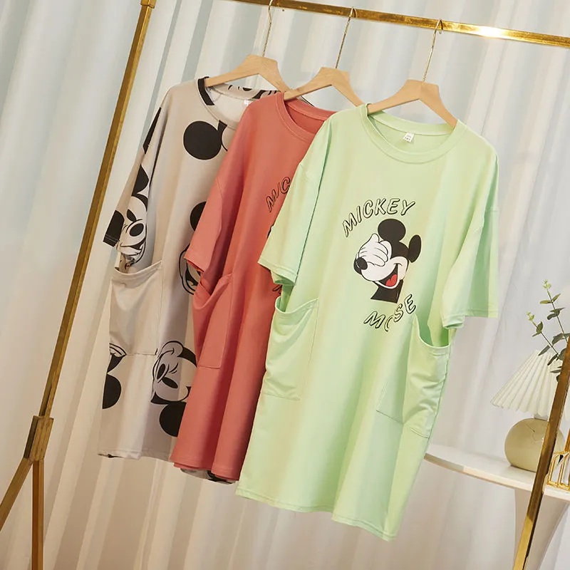 Áo Thun Tay Ngắn Dáng Rộng Plus Size 40-100KG C9371