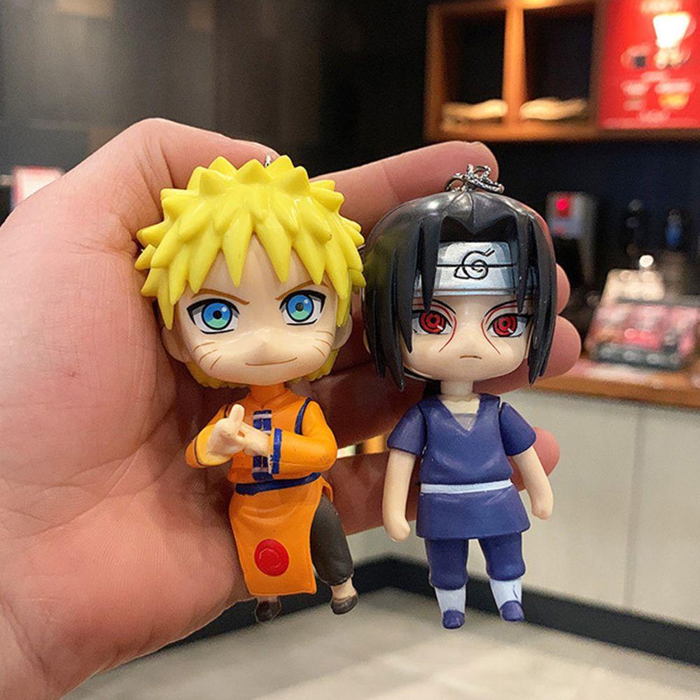 Phụ Kiện Móc Khóa Xe Hơi Mặt Sasuke Hóa Trang Nhân Vật Anime Orentlii Giá Đỡ