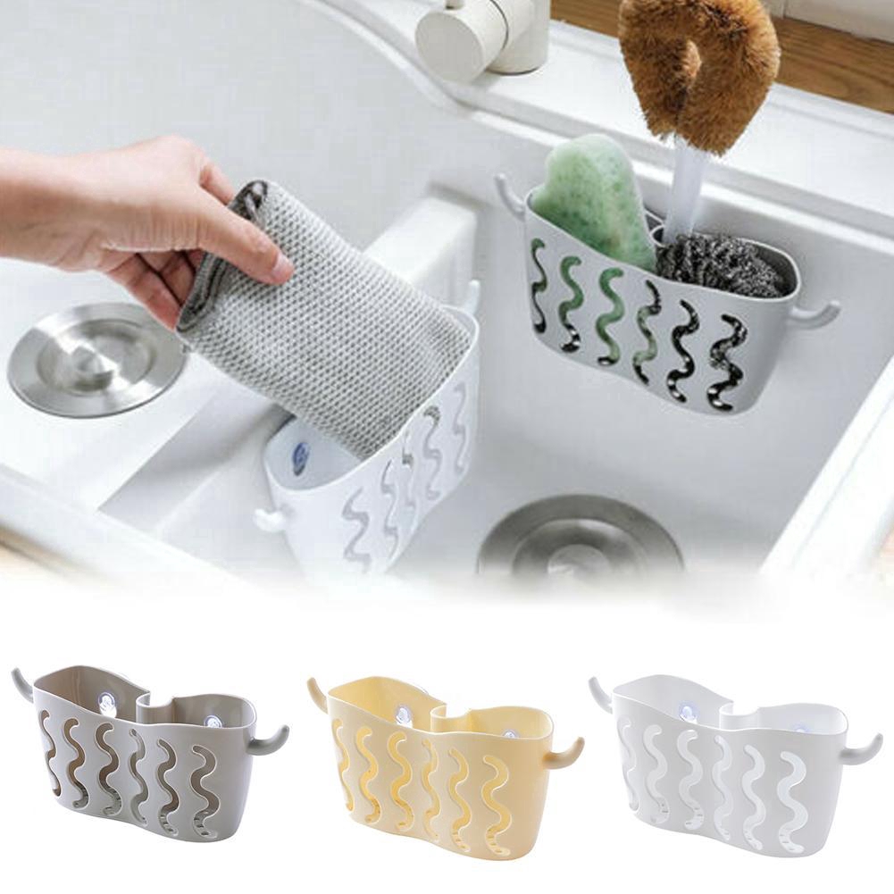 Rổ để đồ gắn bồn rửa bếp có lỗ thoát nước tiện dụng