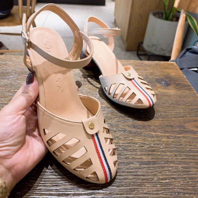 Giày hiệu ROSATA- SANDAL GÓT TRỐNG