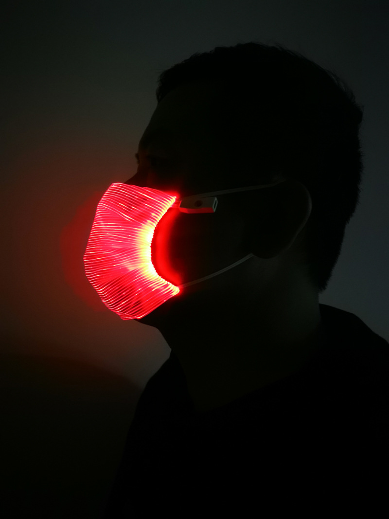 Khẩu trang phòng độc PM2.5 có đèn LED sáng tạo đẹp mắt kiểu TikTok | BigBuy360 - bigbuy360.vn