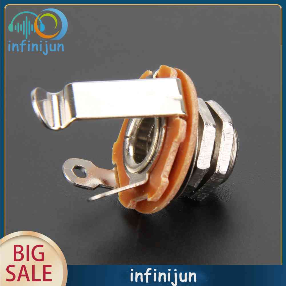 Thủ Công INFINIJUN#Set 2 Phụ Kiện Jack Cắm 11 1 / 4 6.35mm Cho Đàn Guitar