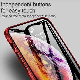 iPhone 11/11 Pro/11 Pro Max Magnetic Adsorption Double Sides Glass Case