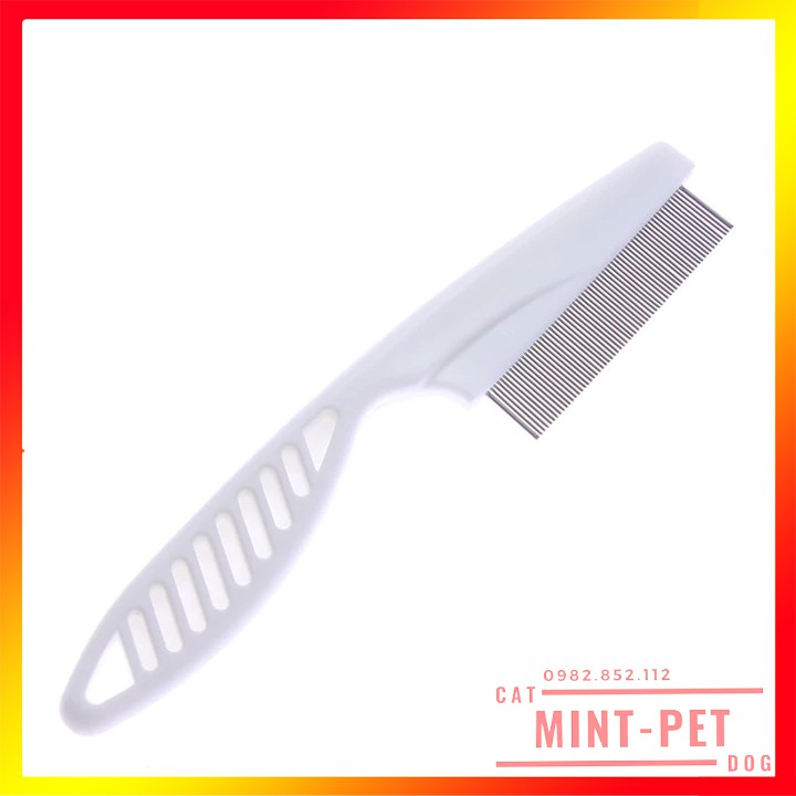 Lược Chải Ve Rận Cho Chó Mèo Cỡ Nhỏ 14 cm #MintPet Strore