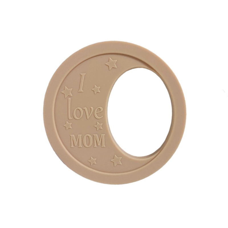 Đồ Chơi Gặm Nướu Bằng Silicone Hình Mặt Trăng Dành Cho Em Bé