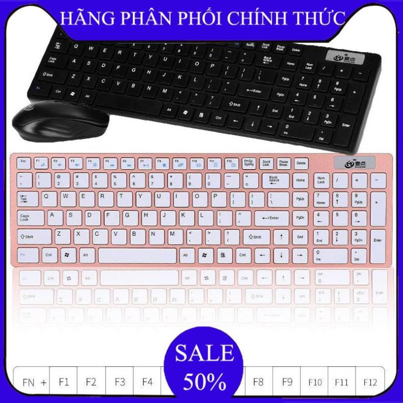 Bàn phím chuột không dây logitech,Bàn phím + chuột máy tính MD -260 chơi game cực thích! - Bảo hành úy tín 1 đổi 1