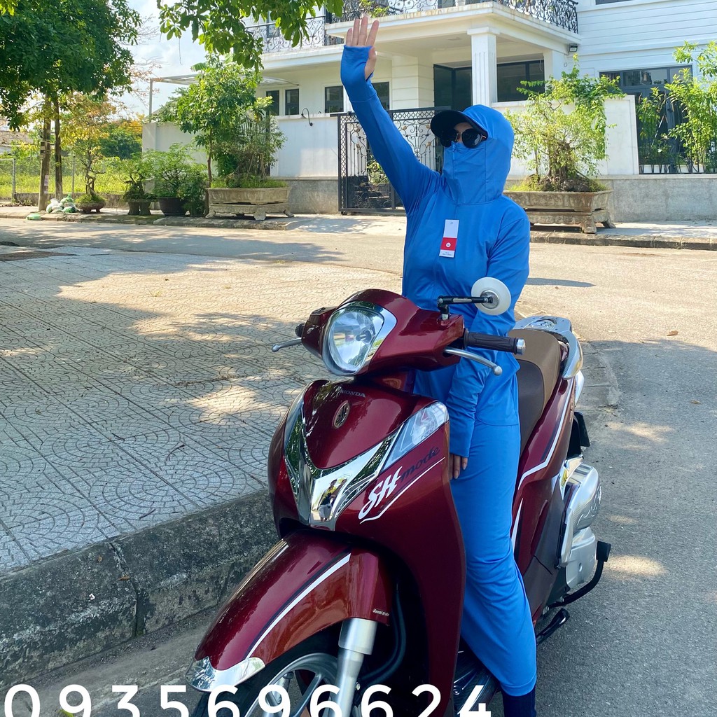 Áo Choàng Chống Nắng Nữ BG Thông Hơi Chống Tia UV Cao Cấp Chất Dày Cực Mát Freesize | BigBuy360 - bigbuy360.vn