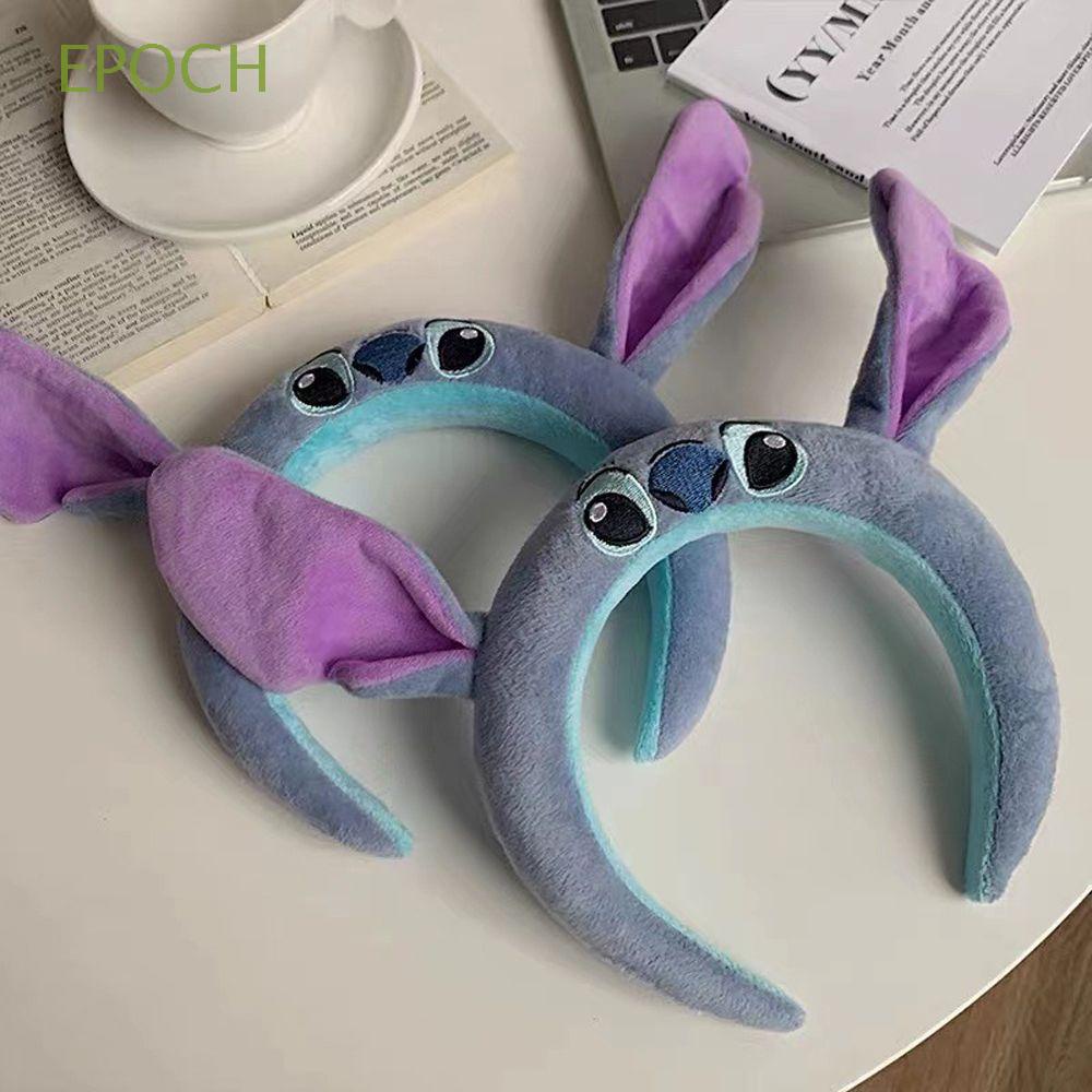 Epoch Băng Đô Cài Tóc Hình Tai Thỏ Phủ Lông Phong Cách Hàn Quốc Dành Cho Nữ