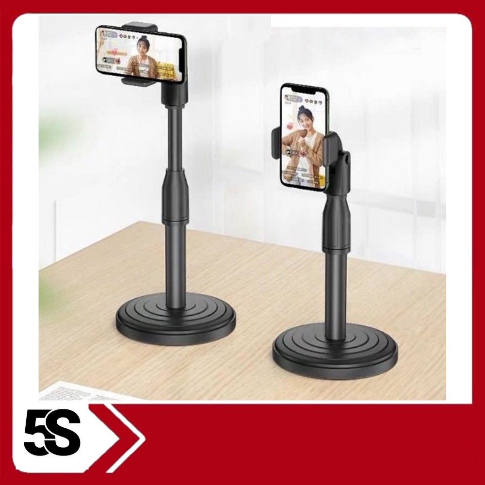 Giá Đỡ Điện Thoại Để Bàn Kẹp Điện Thoại Livestream Xem Video Xoay 360 Độ