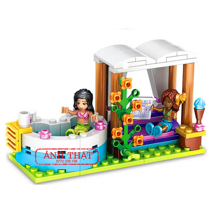 Lego Friends TENMA 3011 / LELE 37029. BELA 10611. 550pcs. Bộ Lego Xếp Hình Khu Vui Chơi Ngoài Trời Friends