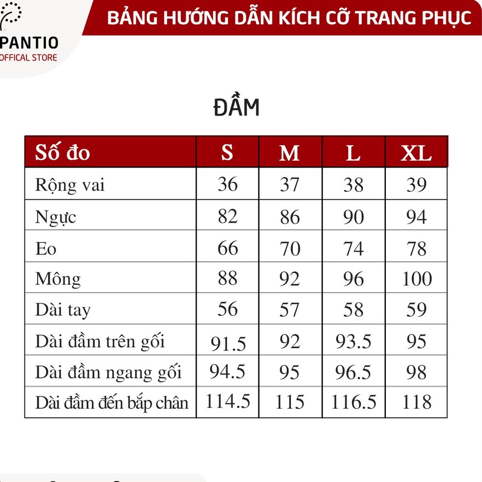 Đầm công sở chất liệu thô đũi dáng xòe ngắn tay FDC32733 - PANTIO