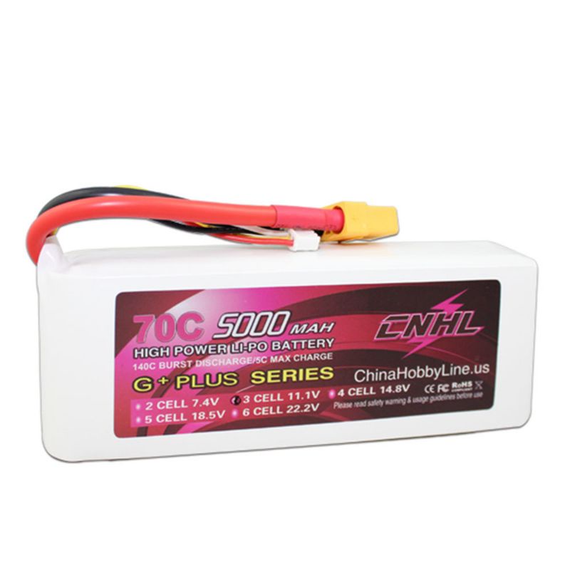 Pin CNHL G+PLUS 5000mAh 3s 4s xã 70c chuẩn thi đấu cho đồ chơi điều khiển từ xa RC