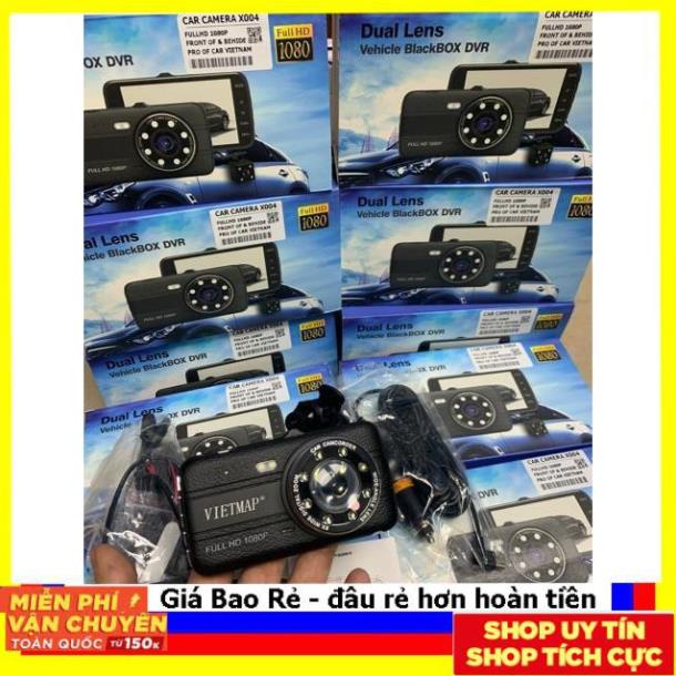 [Trợ giá] Camera hành trình ô tô ONTEK X004 Độ phân giải cao FULL HD 2MP có camera trước và sau