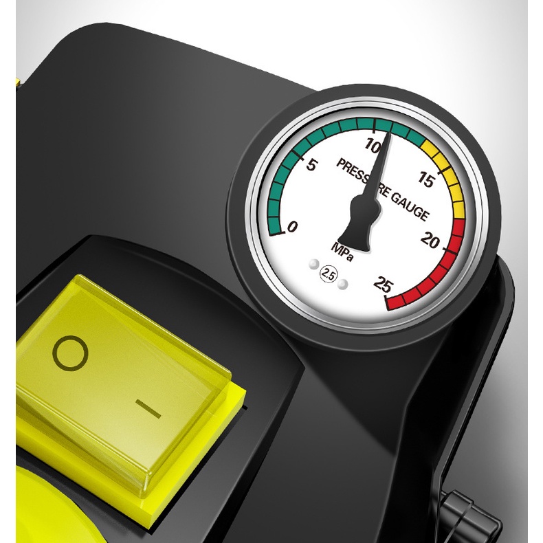 Máy rửa xe mini gia đình áp lực cao, chống giật cho ô tô xe máy công suất mạnh 2800W tưới cây, ống bơm nước