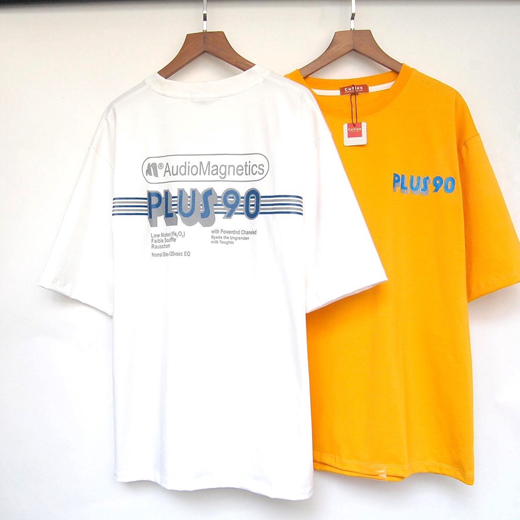 Áo Thun Unisex PLUS90 G468, Tay Lỡ Form Rộng