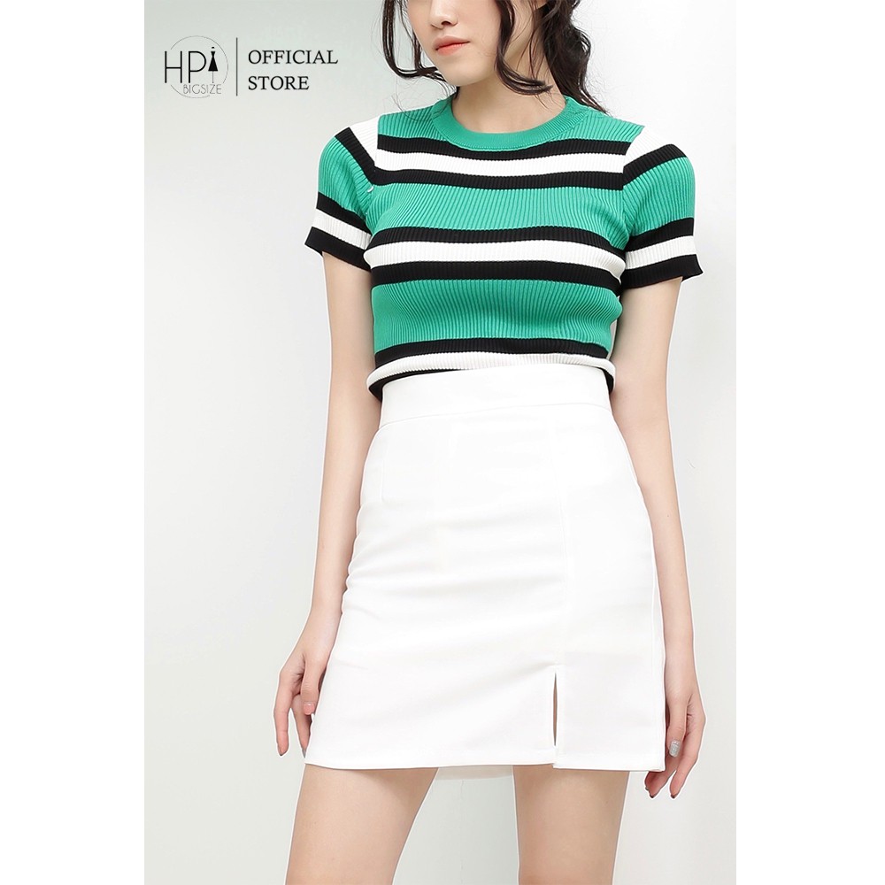Chân váy chữ A dáng ngắn xẻ cạnh H&P TT-HOT phong cách Hàn Quốc - MSF 242 | BigBuy360 - bigbuy360.vn
