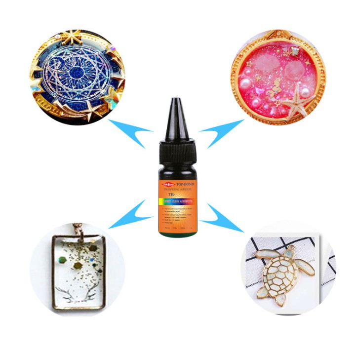 Keo UV RESIN TOPBOND Trong Suốt Loại Cứng 1Kg