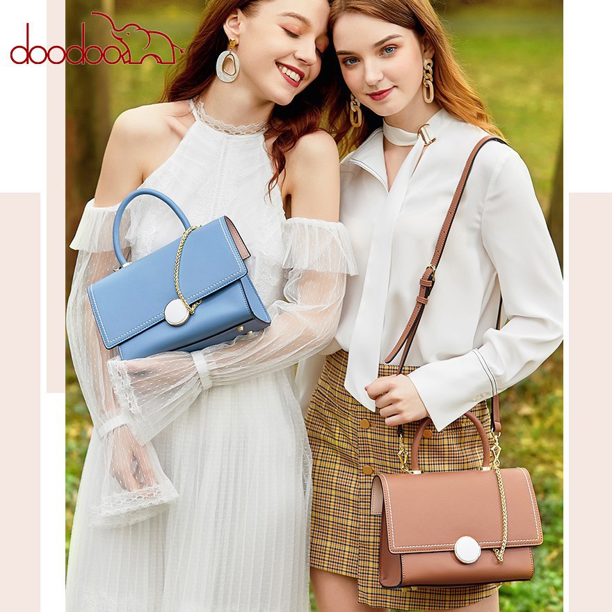 Túi xách nữ thời trang cao cấp DOODOO kiểu dáng Hàn Quốc D8812 Túi xách nữ hàng hiệu Cam Kết Hàng Chính Hãng