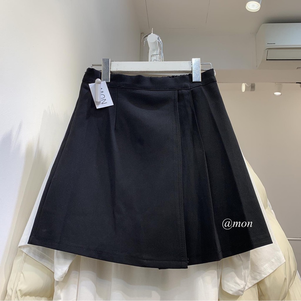 2101241 Chân váy ngắn nữ - chân váy chữ A chất mềm mát có lót quần trong | BigBuy360 - bigbuy360.vn