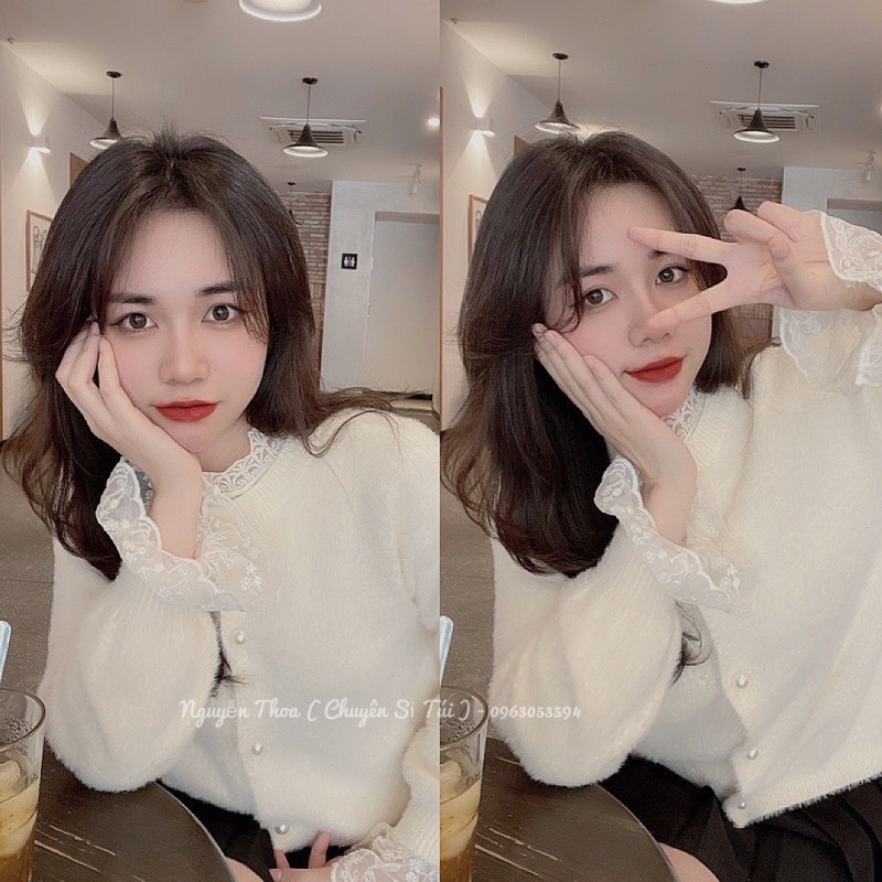 áo cadigan lông thỏ | BigBuy360 - bigbuy360.vn