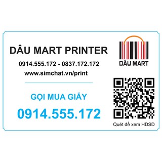 Giấy in hóa đơn K58 K58x38 - Giấy in Bill K57 K57x38 dùng cho Máy Cà Thẻ, Pos cầm tay, Máy In Bill Mimi Nhỏ Cầm Tay