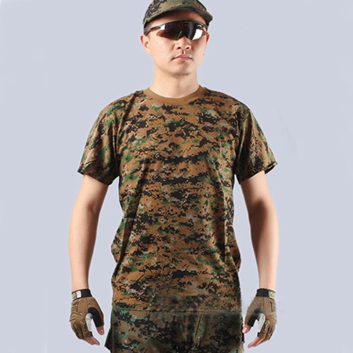Áo Thun Lính Mỹ - Áo Phông Nam Lính Rằn Ri Chiến Thuật
