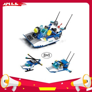 ĐỒ CHƠI TRẺ EM - XẾP HÌNH LEGO CANO CẢNH SÁT 3 IN 1 - kingtoys99