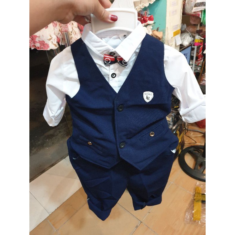 Bộ công tử vest cao cấp cho bé trai 8-16kg