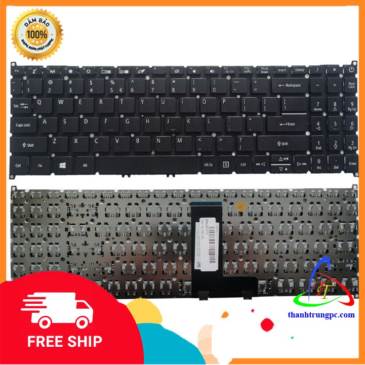 Bàn Phím Laptop Acer Aspire 3 A315-53, A315-54, A515-53, A515-54, A515-43, A515-52, A515-57
