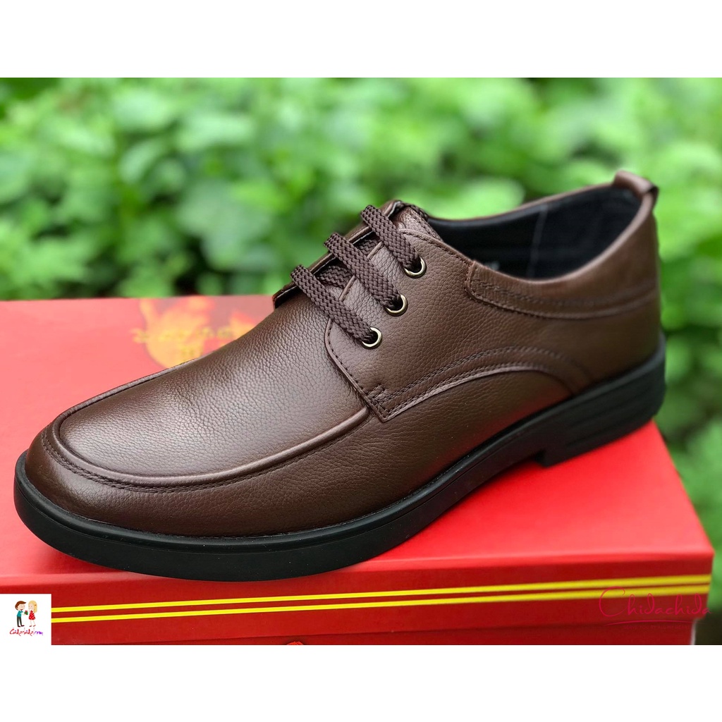 Giày công sở nam Royal Cobbler R326 siêu mềm, fom dáng đẹp, mặc các loại quần; size 39-43 (đen và nâu)