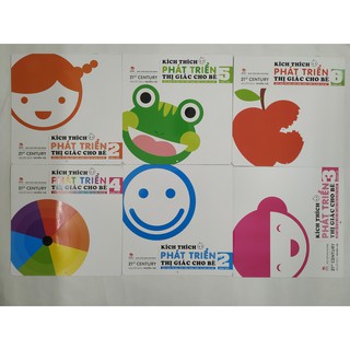 Sách - Kích Thích Phát Triển Thị Giác Cho Bé (Bộ 6 Cuốn)