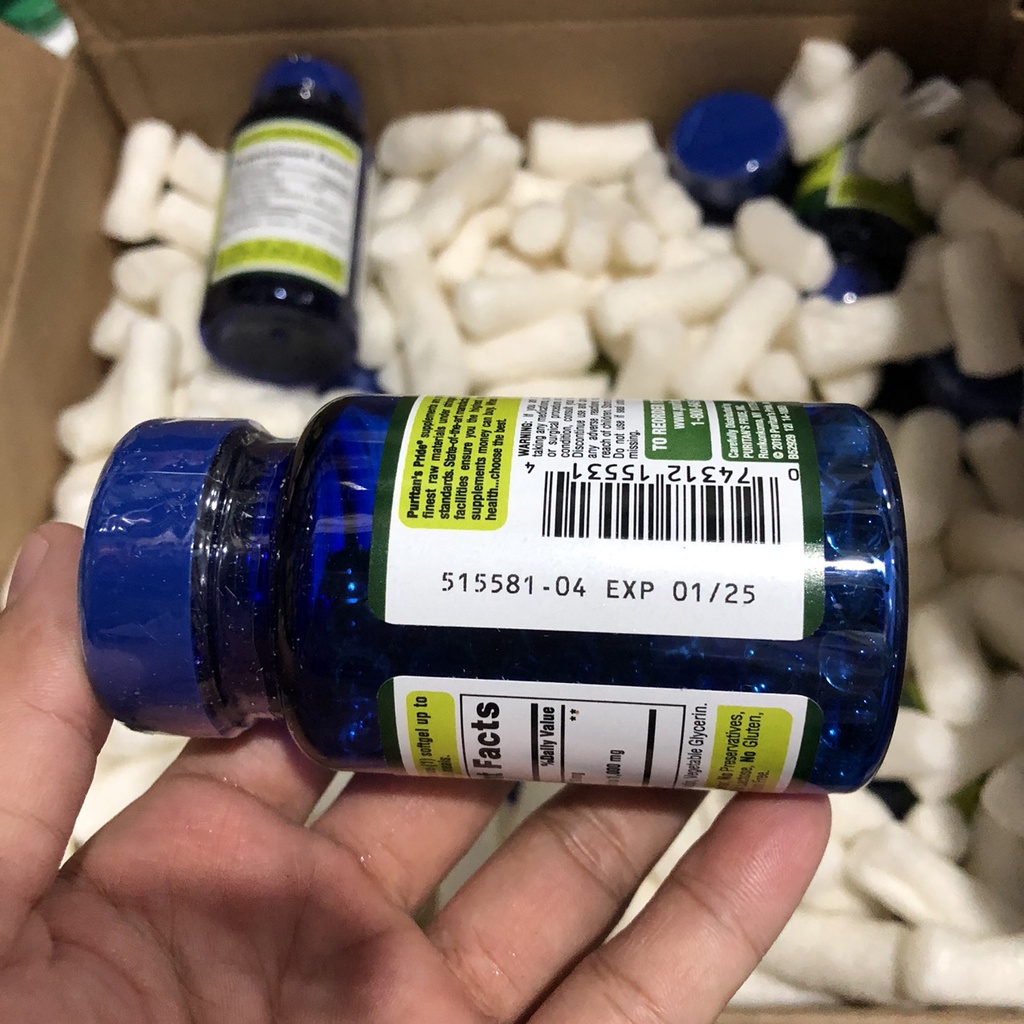 ❤  Tinh dầu Tỏi Puritan Pride Odorless Galic Extract 1000mg 100 viên Mỹ Ship Air Đủ Bill