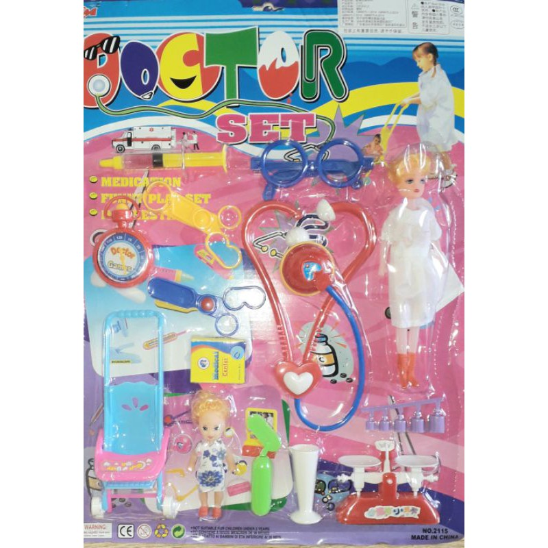 Sét Bộ đồ chơi Bé tập làm Bác Sĩ loại lớn bằng nhựa