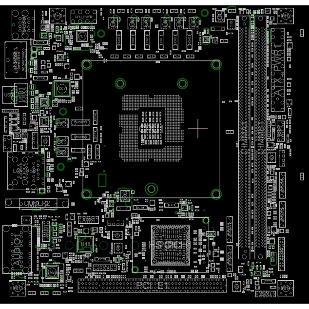 Sơ đồ mạch Boardview MS-7B43 MS 7B43 dùng cho thợ sửa chữa