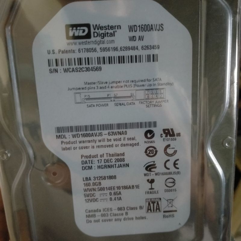 Ổ Cứng Hdd Pc 160 Gb Wd Cho Máy Tính | BigBuy360 - bigbuy360.vn