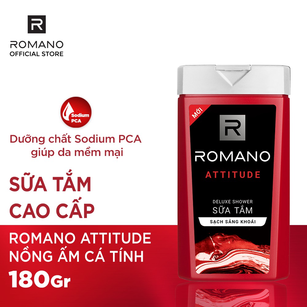 Sữa tắm Romano hương nước hoa 180g