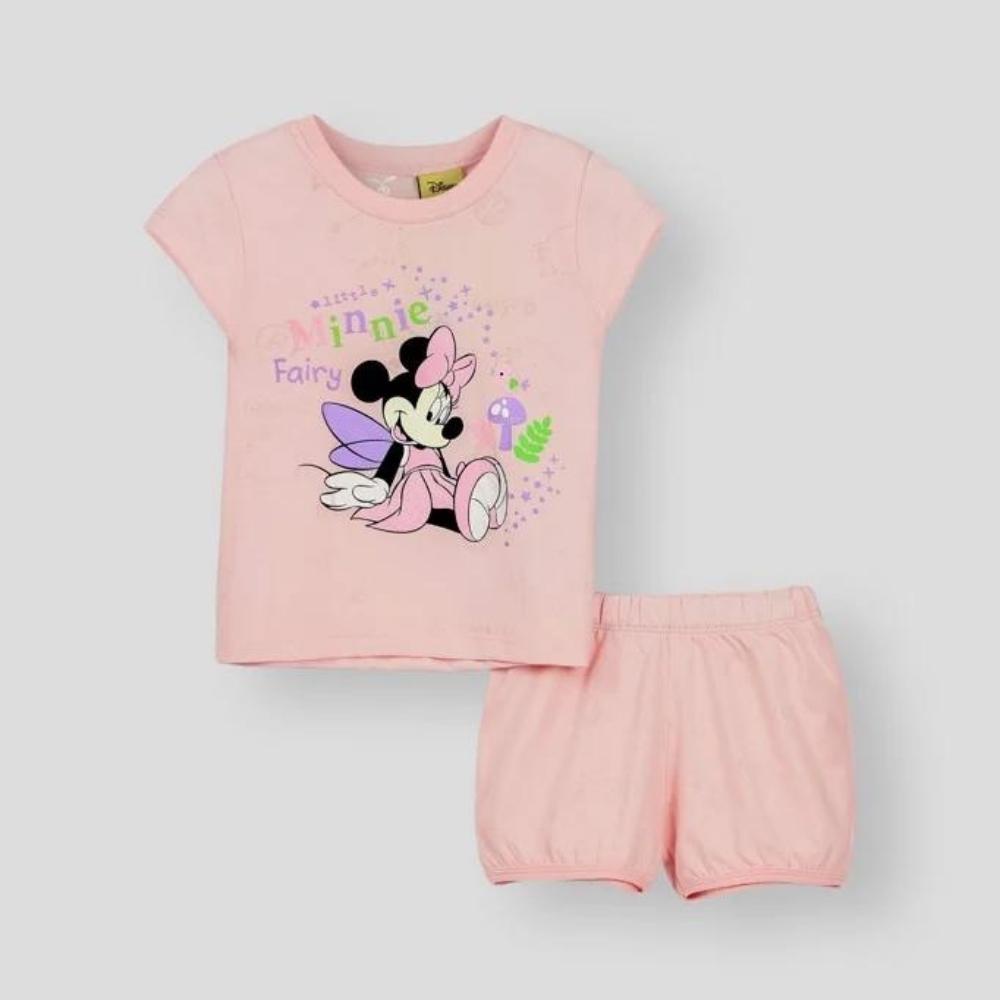 Bộ quần áo mickey bé trai và bé gái minnie sát nách Rabity thun hình tinh nghịch 5150.5153