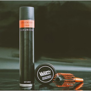 Sáp vuốt tóc VARIETY CHÍNH HÃNG + GÔM XỊT TÓC giữ nếp tặng lược/ wax vuốt tóc/ keo vuốt tóc/ sap vuot toc/ wax