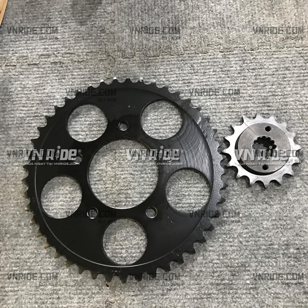 Bộ nhông trước sau Steed 400 / VRX400