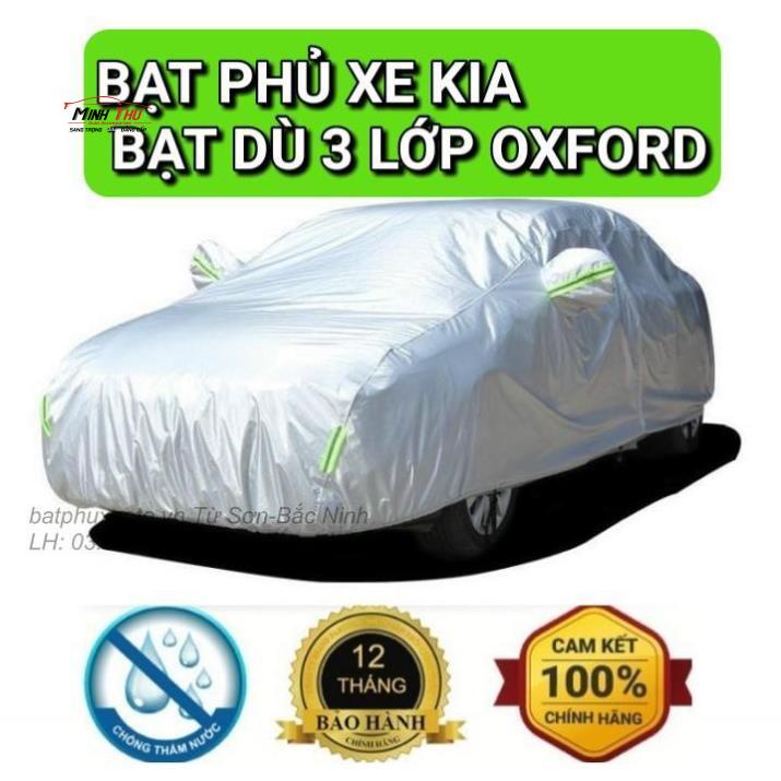 Bạt Phủ Ô Tô Kia Morning, Soluto, Cerato, Seltos, K3, Rondo...