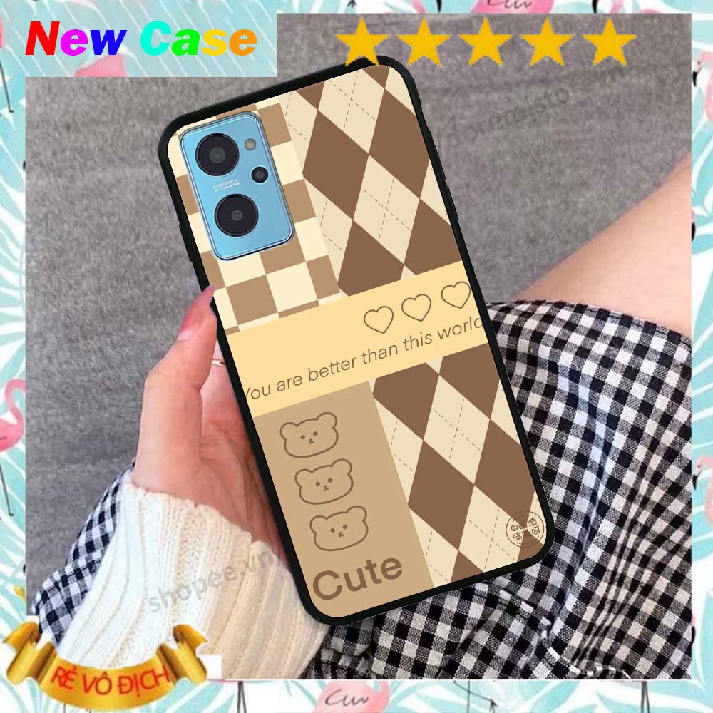 Ốp lưng Realme Realme Q5 / 9 4G / 9i / 9 Pro / 9 Pro+ 5G in hình caro good love cao cấp